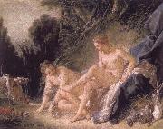 Francois Boucher Diana Resting after her Bath USA oil painting artist